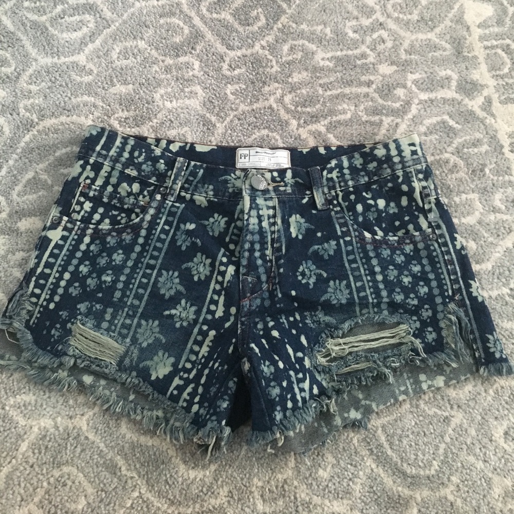 NWOT Free People Denim Cut Off Shorts